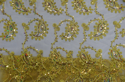 Gold Coco Paisley