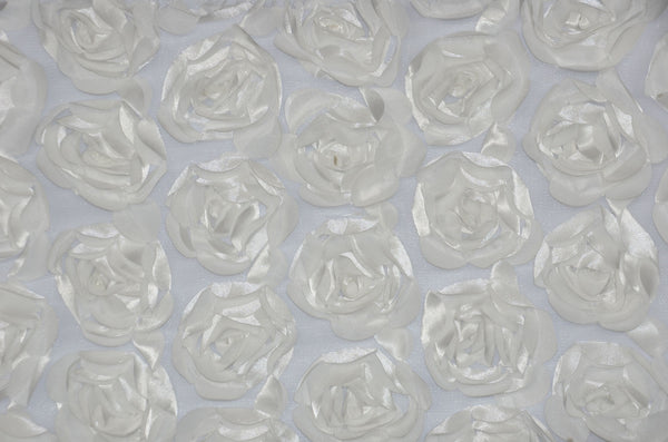 Rosette Satin Bordeaux