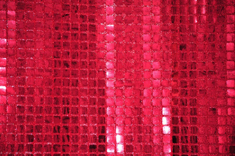 Red Quad Sequin Fabric