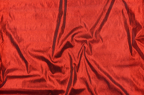Red Tissue Lame Fabric